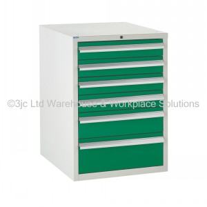 Euroslide Storage Cabinet 6 Drawer 825mm
